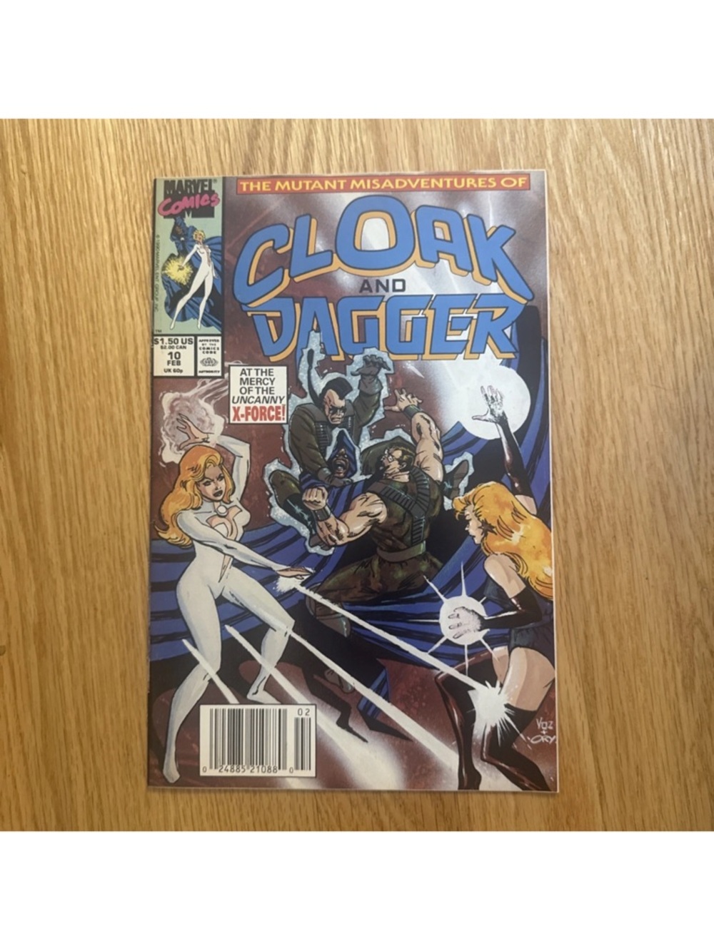 Cloak and Dagger #10 1990 Marvel Comics VF 3rd Series Newsstand